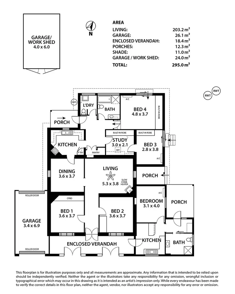 Floorplan of Homely house listing, 39 Edwards Street, Murray Bridge SA 5253