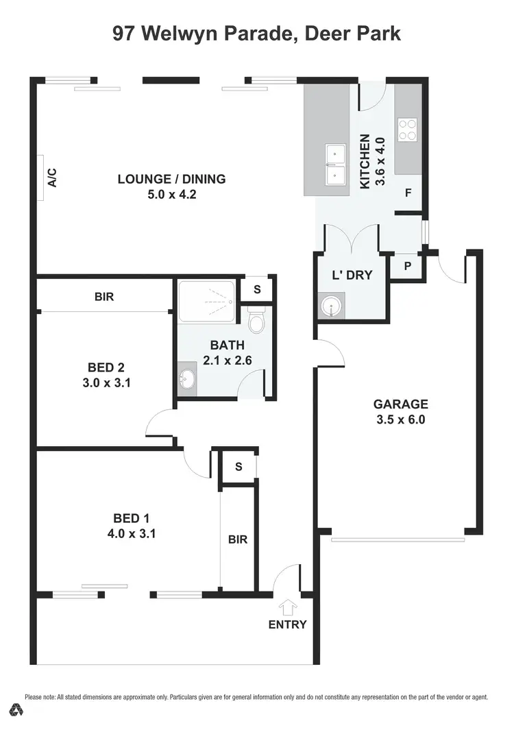 Floorplan of Homely house listing, 97 WELWYN PARADE, Deer Park VIC 3023