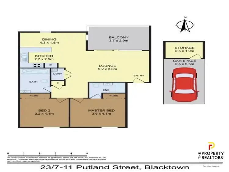 Floorplan of Homely unit listing, 23/7-11 Putland Street, St Marys NSW 2760