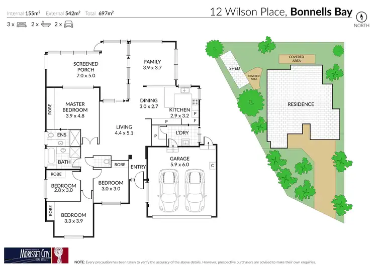 Floorplan of Homely house listing, 12 Wilson Pl, Bonnells Bay NSW 2264