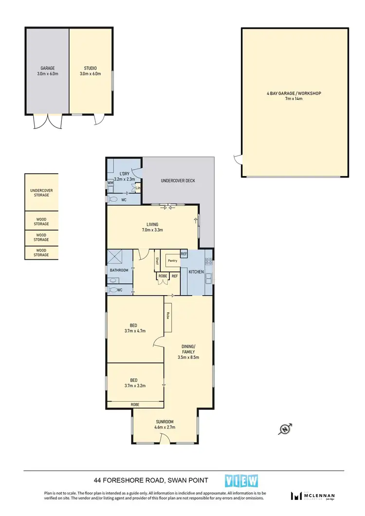 Floorplan of Homely house listing, 44 Foreshore Road, Swan Point TAS 7275