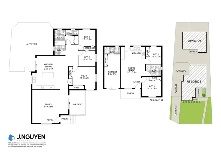 Floorplan of Homely house listing, 8 & 8a Hasluck Road, Bonnyrigg NSW 2177