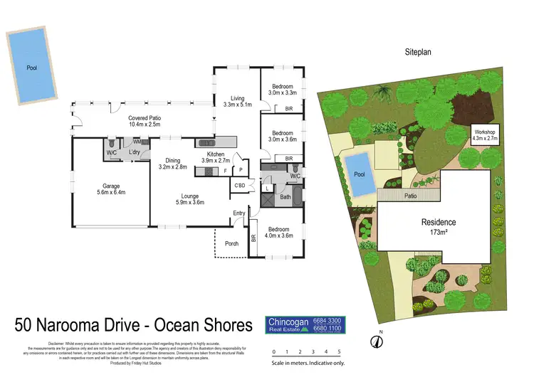 Floorplan of Homely house listing, 50 Narooma Drive, Ocean Shores NSW 2483