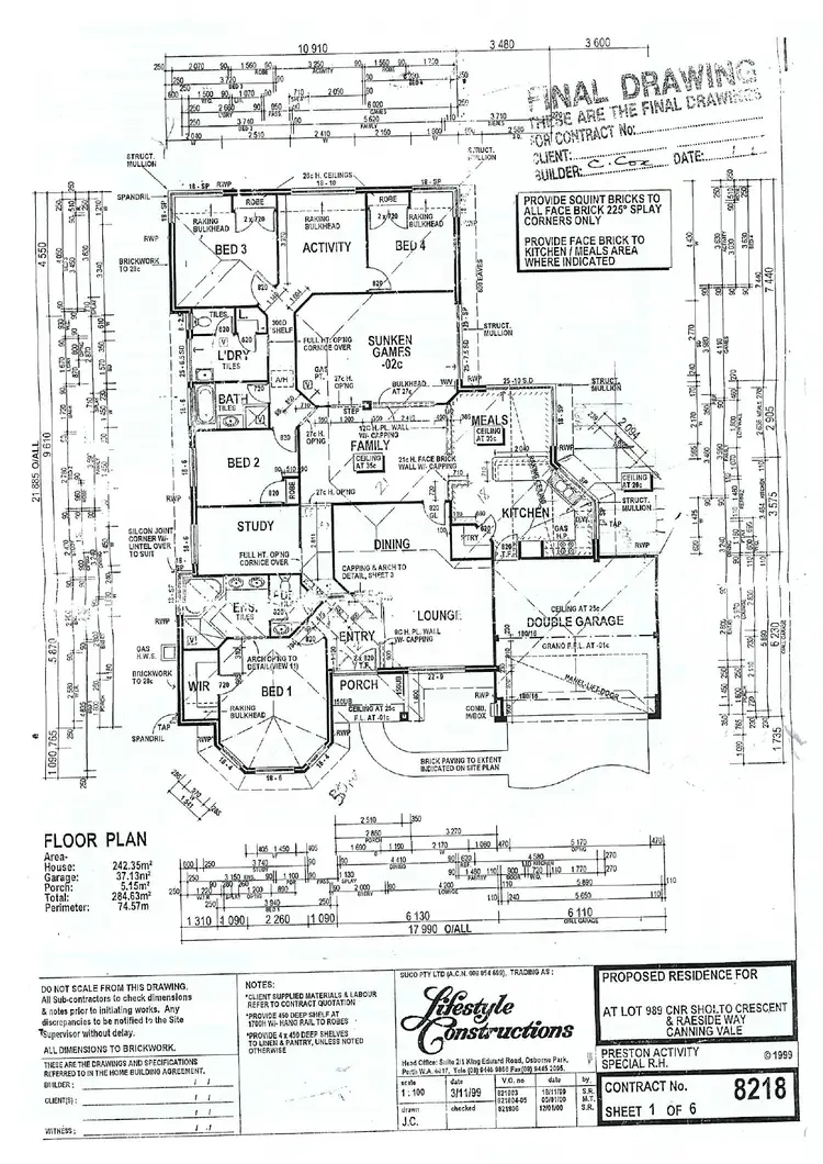 Floorplan of Homely house listing, 18 Sholto Crescent, Canning Vale WA 6155