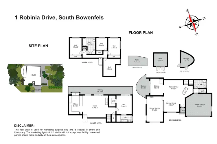 Floorplan of Homely house listing, 1 Robinia Drive, South Bowenfels NSW 2790