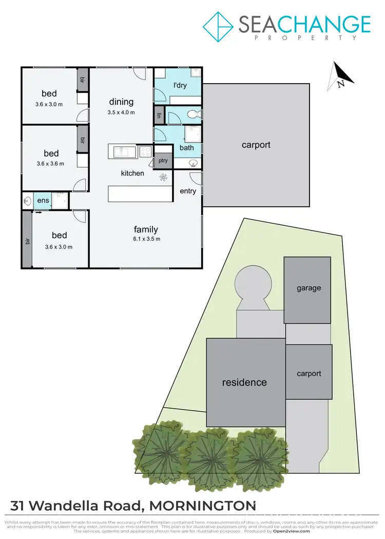 Floorplan of Homely house listing, 31 Wandella Road, Mornington VIC 3931