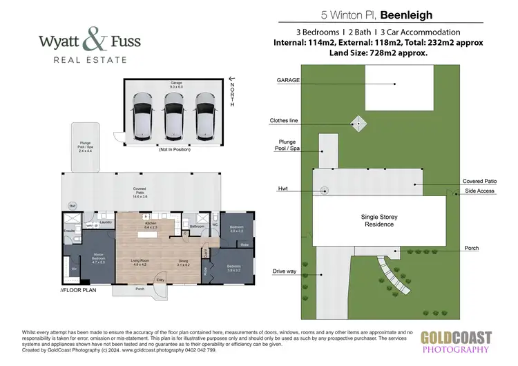 Floorplan of Homely house listing, 5 Winton Place, Beenleigh QLD 4207