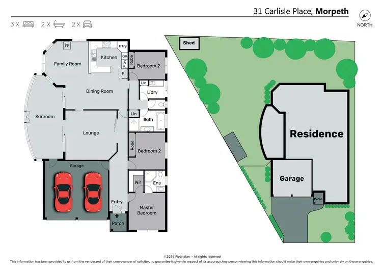 Floorplan of Homely house listing, 31 Carlisle Place, Morpeth NSW 2321