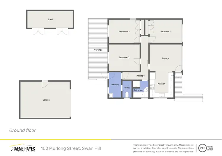 Floorplan of Homely house listing, 102 Murlong Street, Swan Hill VIC 3585