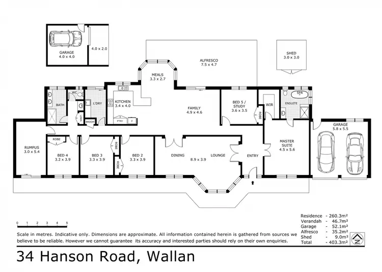 Floorplan of Homely house listing, 34 Hanson Road, Wallan VIC 3756