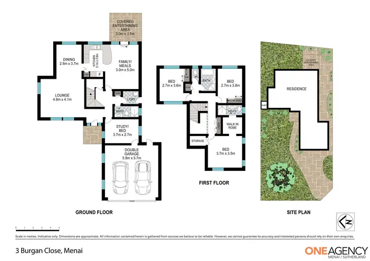Floorplan of Homely house listing, 3 Burgan Close, Menai NSW 2234