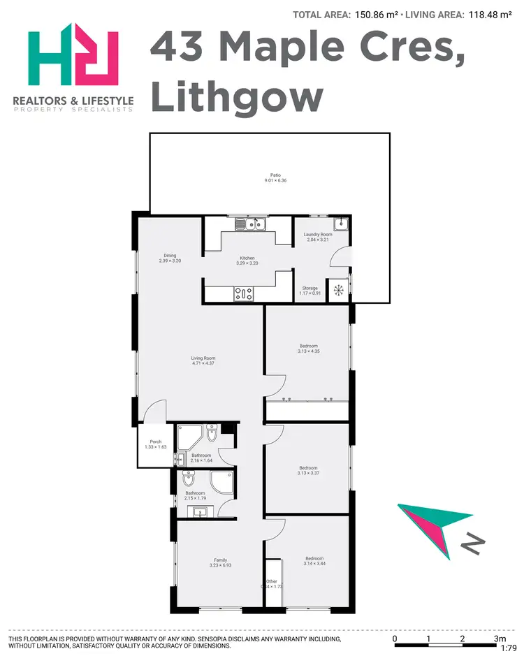 Floorplan of Homely house listing, 43 Maple Crescent, Lithgow NSW 2790