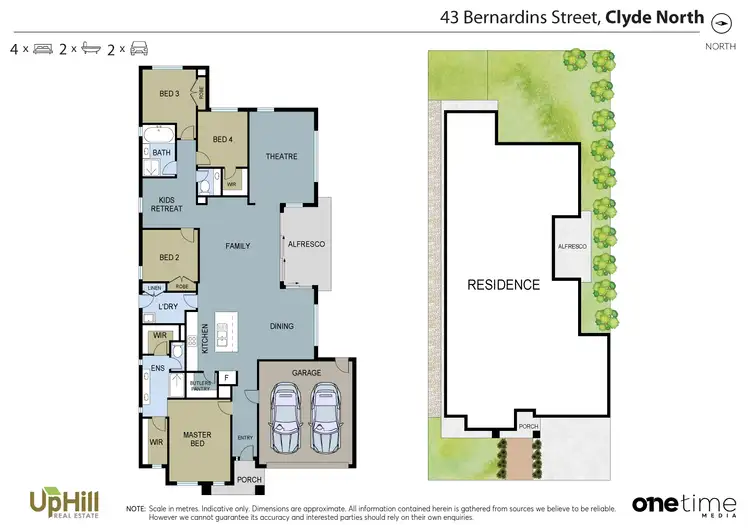 Floorplan of Homely house listing, 43 Bernardins Street, Clyde North VIC 3978