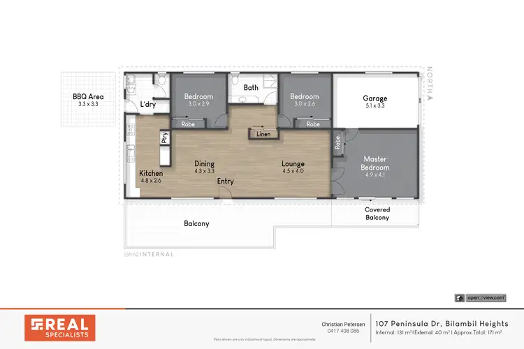 Floorplan of Homely house listing, 107 Peninsula Drive, Bilambil Heights NSW 2486