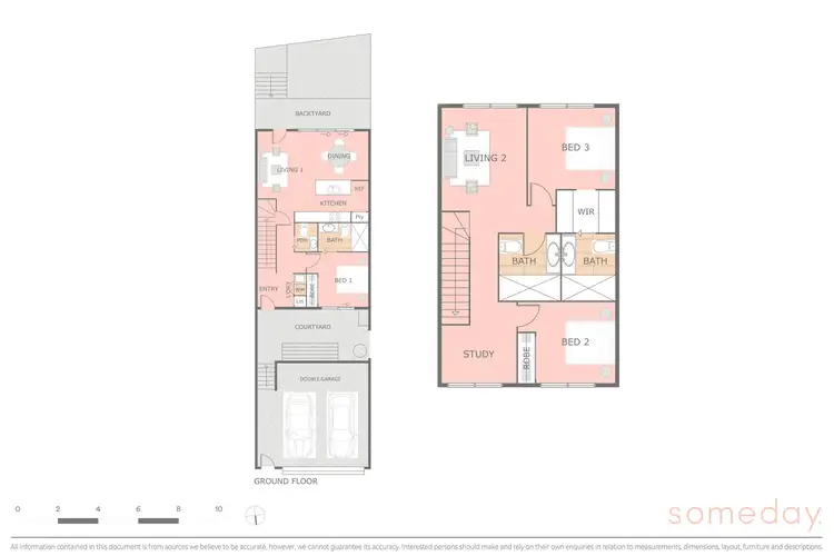 Floorplan of Homely townhouse listing, 4/61 McMichael Terrace, Denman Prospect ACT 2611