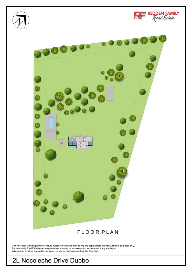 Floorplan of Homely house listing, 2L Nocoleche Drive, Dubbo NSW 2830