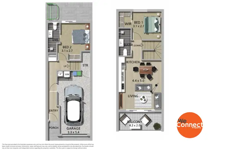 Floorplan of Homely townhouse listing, 9 Madison Street, Munno Para SA 5115