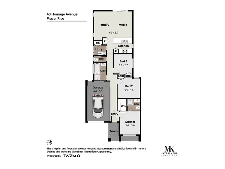 Floorplan of Homely house listing, 43 Homage Avenue, Fraser Rise VIC 3336