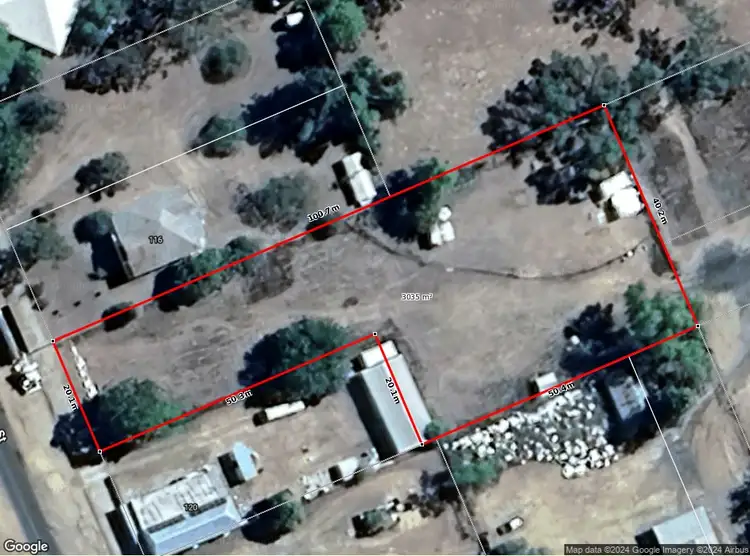 Floorplan of Homely land listing, 118 Alice Street, Mitchell QLD 4465
