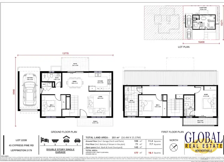 Floorplan of Homely house listing, Lot 225/39 Cypress Pine Rd, Leppington NSW 2179