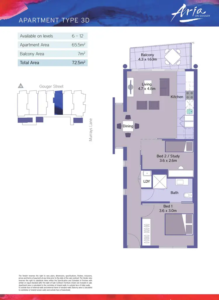 Floorplan of Homely apartment listing, 1204/281 Gouger Street, Adelaide SA 5000