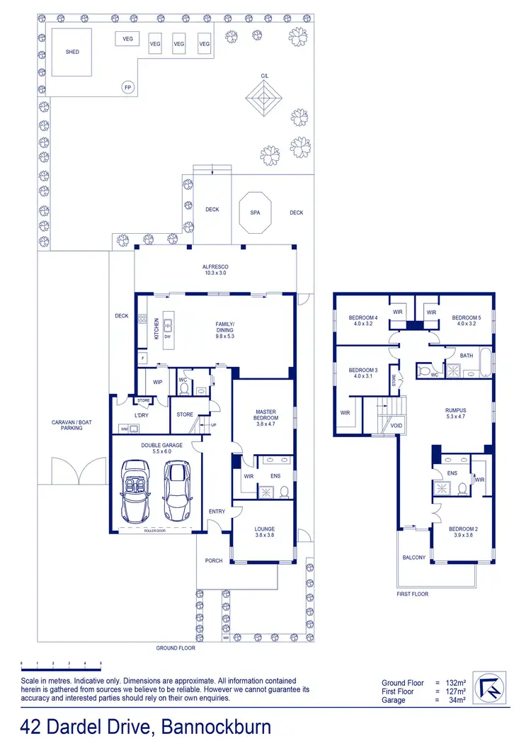 Floorplan of Homely house listing, 42 Dardel Drive, Bannockburn VIC 3331