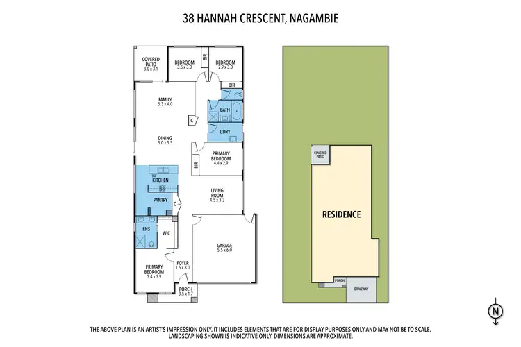Floorplan of Homely house listing, 38 Hannah Crescent, Nagambie VIC 3608