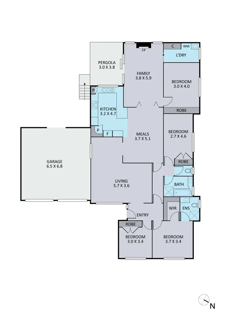 Floorplan of Homely house listing, 21 Matthew Flinders Avenue, Endeavour Hills VIC 3802
