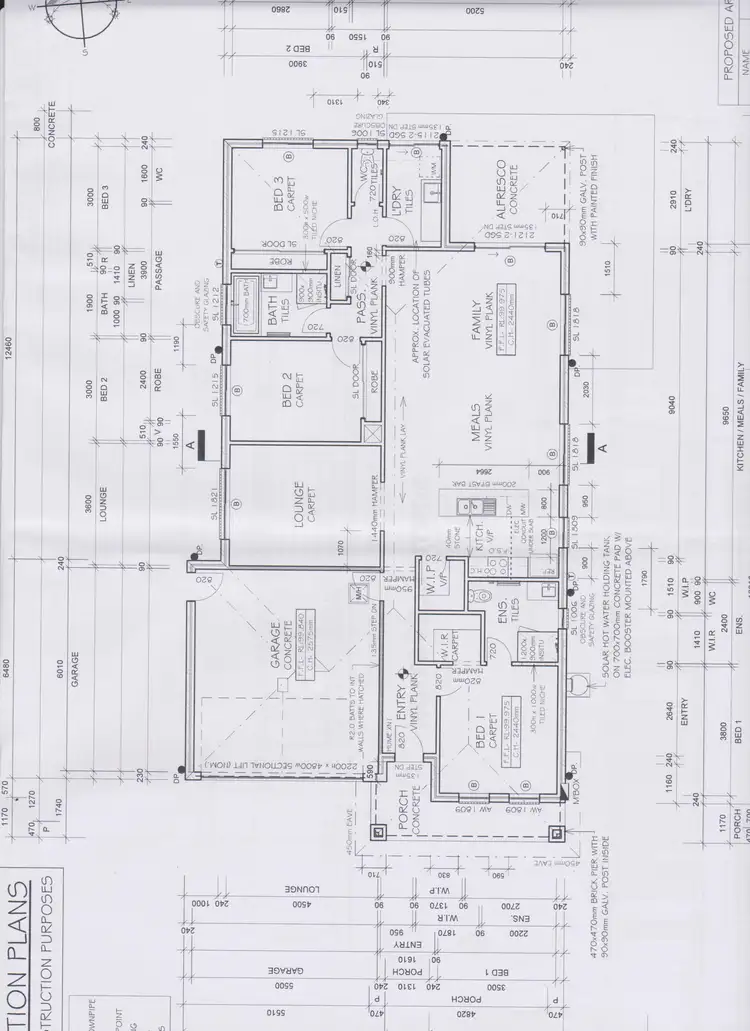 Floorplan of Homely house listing, 3 Raines Street, Axedale VIC 3551