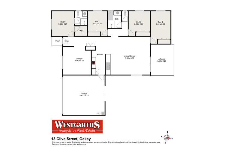 Floorplan of Homely house listing, 13 Clive Street, Oakey QLD 4401