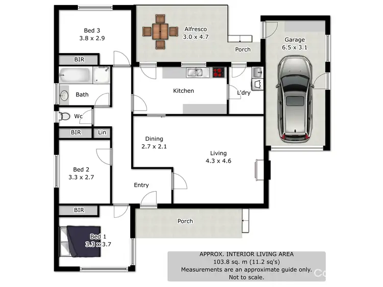Floorplan of Homely house listing, 361 Prune Street, Lavington NSW 2641