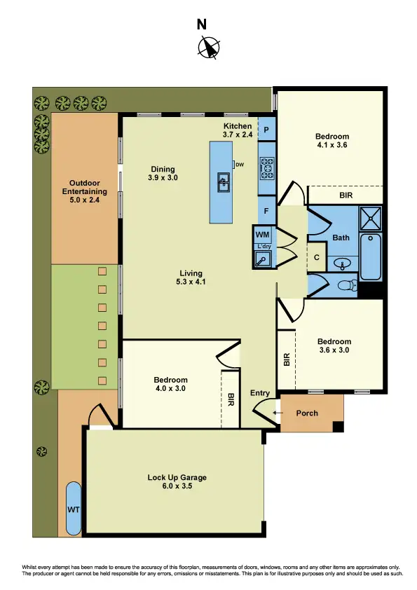 Floorplan of Homely unit listing, 3/33 Mulga Street, Altona VIC 3018