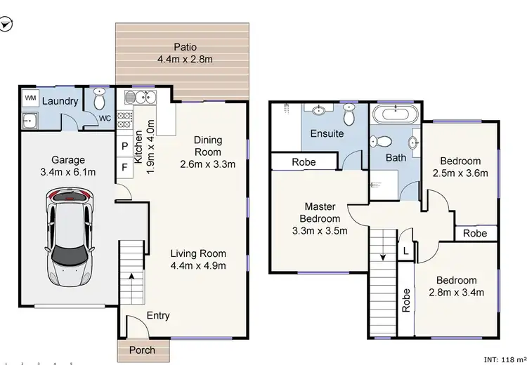 Floorplan of Homely townhouse listing, 7/40 Gledson Street, North Booval QLD 4304