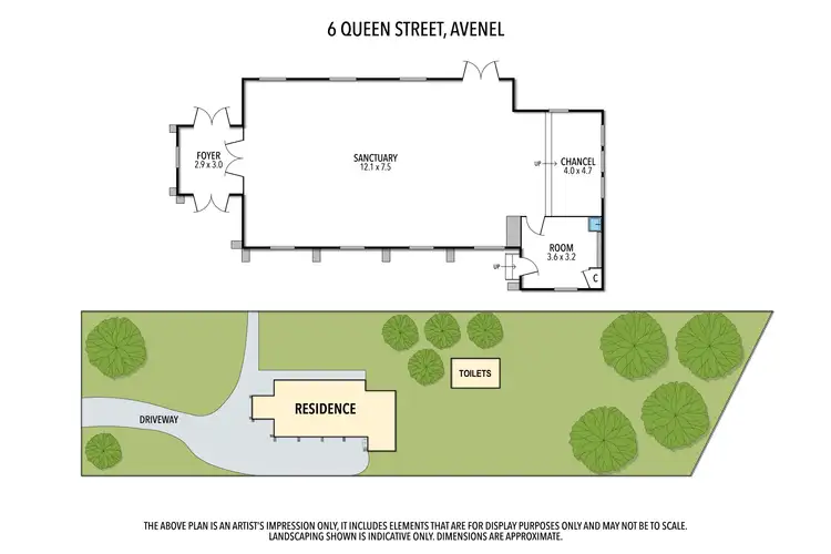 Floorplan of Homely house listing, 6 Queen Street, Avenel VIC 3664
