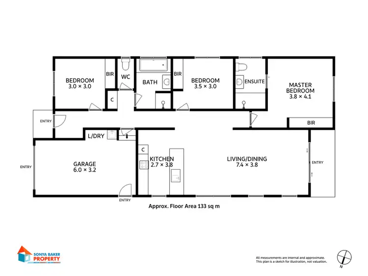 Floorplan of Homely house listing, 24 Millpond Court, Wynyard TAS 7325