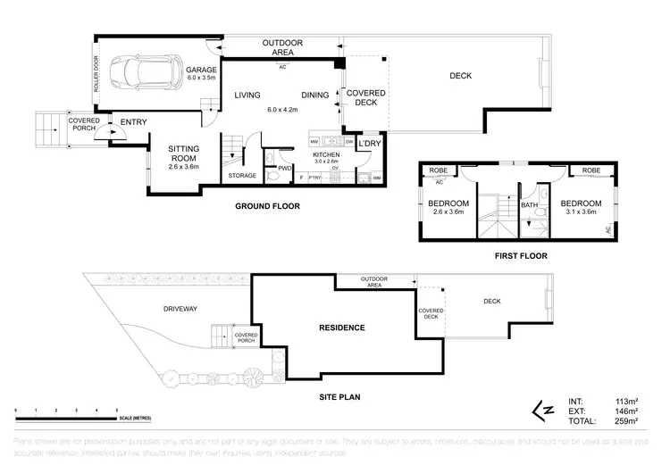 Floorplan of Homely townhouse listing, 1/15 Fawkner Road, Pascoe Vale VIC 3044