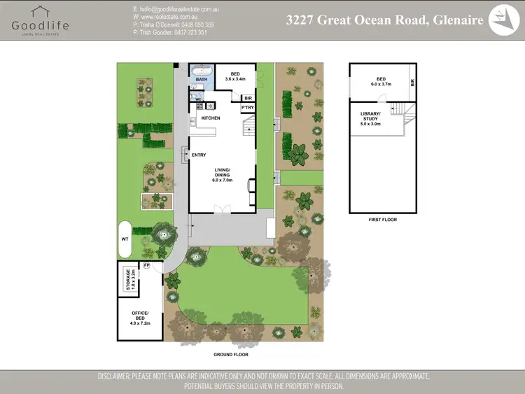 Floorplan of Homely house listing, 3227 Great Ocean Road, Glenaire VIC 3238