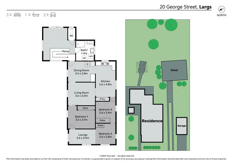 Floorplan of Homely house listing, 20 George Street, Largs NSW 2320