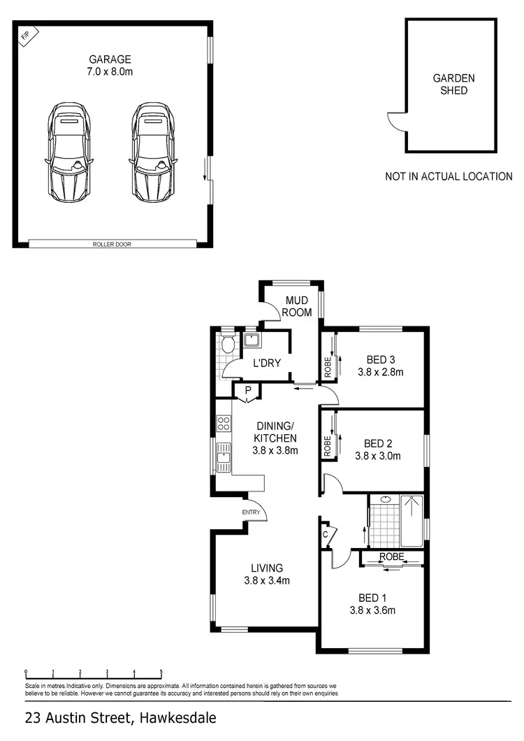 Floorplan of Homely house listing, 23 Austin Street, Hawkesdale VIC 3287