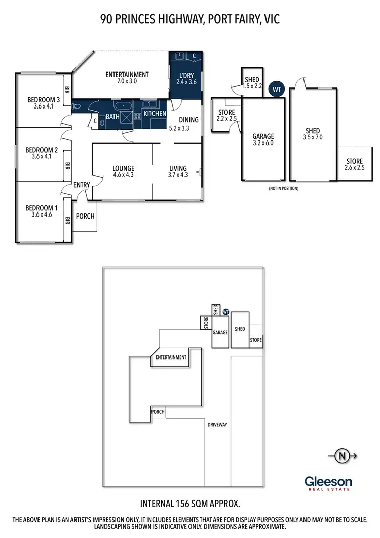 Floorplan of Homely house listing, 90 Princes Highway, Port Fairy VIC 3284