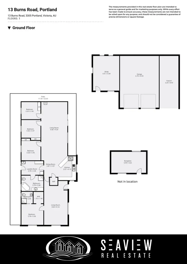 Floorplan of Homely house listing, 13 Burns Road, Portland VIC 3305