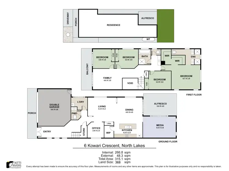 Floorplan of Homely house listing, 6 Kowari Crescent, North Lakes QLD 4509