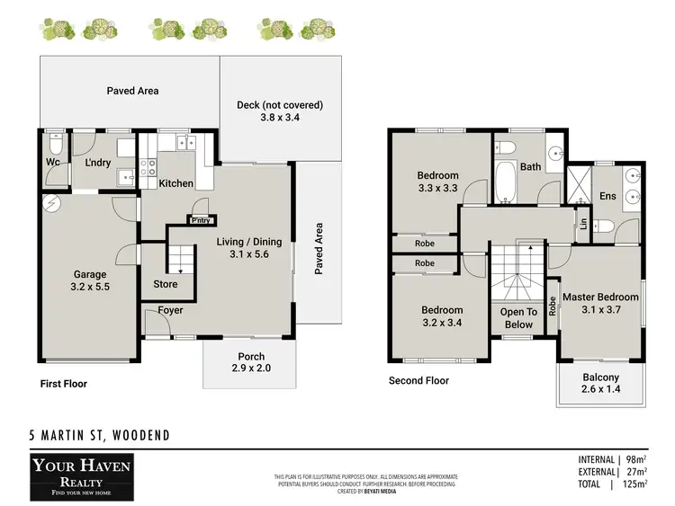 Floorplan of Homely townhouse listing, 2/38 Ashby Street, Fairfield QLD 4103