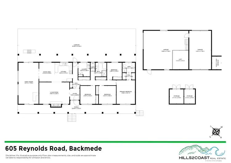 Floorplan of Homely rural property listing, 605 Reynolds Road, Backmede NSW 2470