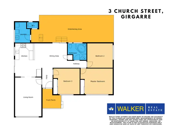 Floorplan of Homely house listing, 3 Church Street, Girgarre VIC 3624