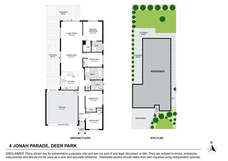 Floorplan of Homely house listing, 4 Jonah Parade, Deer Park VIC 3023