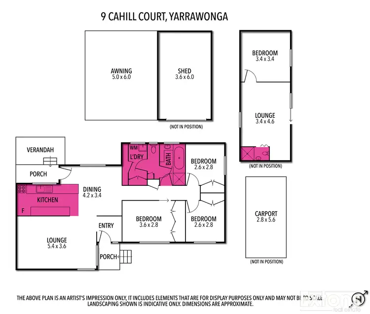 Floorplan of Homely house listing, 9 Cahill Court, Yarrawonga VIC 3730