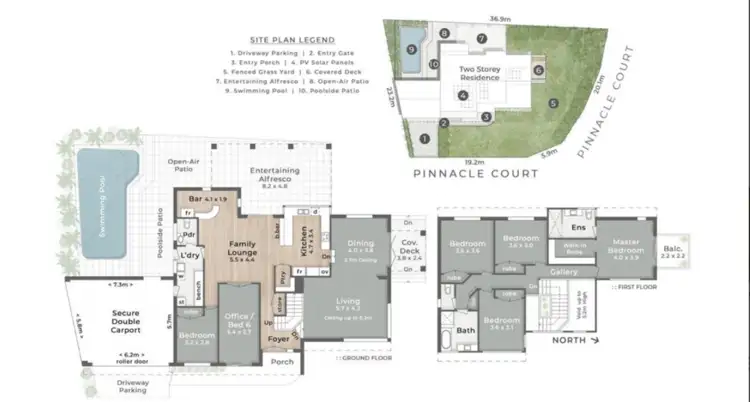 Floorplan of Homely house listing, 5 Pinnacle Court, Robina QLD 4226