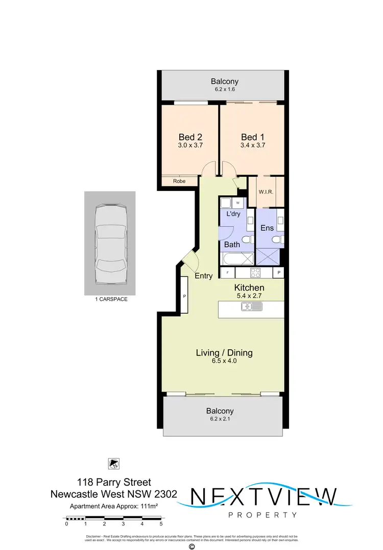 Floorplan of Homely apartment listing, 8/118 Parry Street, Newcastle NSW 2300