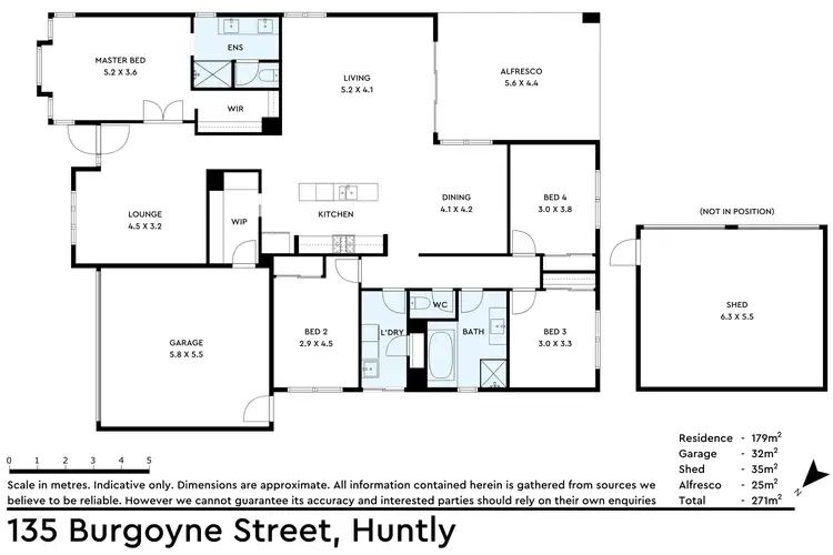 Floorplan of Homely house listing, 135 Burgoyne Street, Huntly VIC 3551